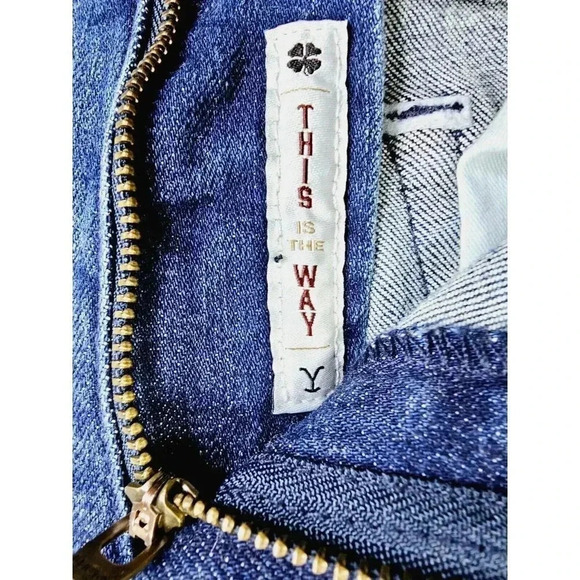 Lucky Brand 29X33 Women's Low Rise Flare Yellowstone Embroidered Y Jeans Sz 8/29 - Picture 10 of 16